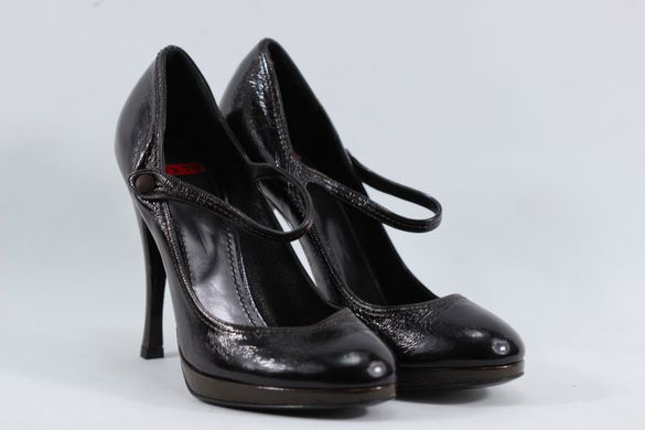 Туфлі жіночі на підборах prodotto Italia 5943M 37 р 24.5 см темно-коричневий 5943
