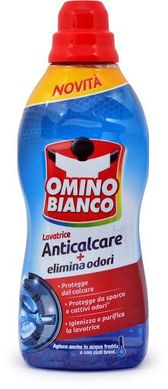 Засіб для чищення пральних машин OMINO BIANCO ANTICALCARE GEL видалення накипу + усуває запахи 750 мл