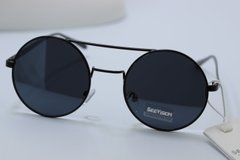 Сонцезахисні окуляри круглі See Vision Італія 6094G колір лінз чорні 6094