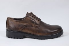 Туфли на шнурках FABIO BASILE 37 р 24.5 см темно-коричневый 0212
