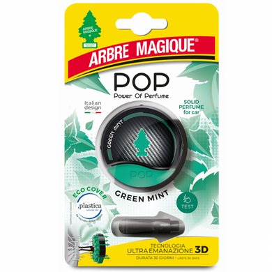 Автомобільний ароматизатр ARBRE MAGIQUE "POP" GREEN MINT 9.5 г