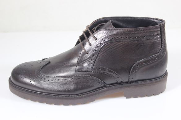 Ботинки prodotto Italia броги 27.5 см 41 р темно-коричневый 3025