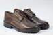 Туфли на шнурках FABIO BASILE 37 р 24.5 см темно-коричневый 0212