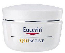 Активний крем проти зморшок Eucerin Q10 призначений для сухої шкіри, містить натуральний коензим Q10.