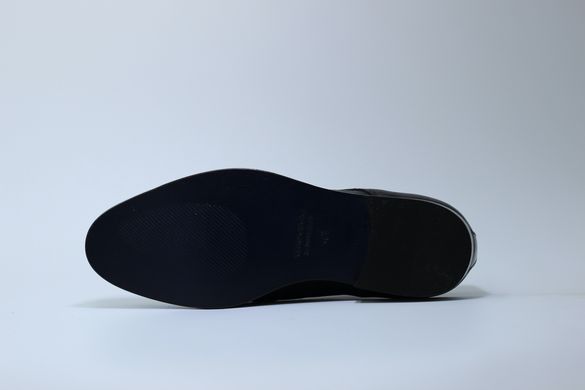 Туфлі чоловічі дербі Made in Italy 43 р 29 см чорні 9522