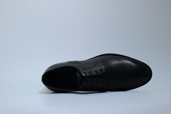 Туфлі чоловічі дербі Made in Italy 45 р 30.5 см чорні 9524