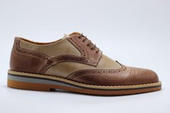 Туфлі чоловічі броги NicolaBenson 7296М 41 р 27.5 см коричневі 7296