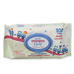 Детские влажные салфетки Idrofil ароматизированные тальком 100 штук