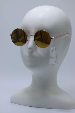 Сонцезахисні окуляри круглі See Vision Італія 6094G колір лінз жовтий дзеркальний 6097