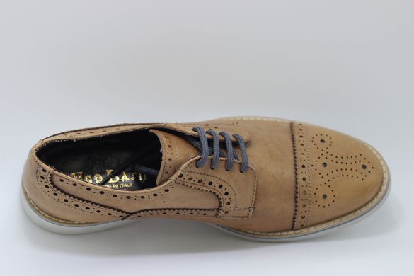 Туфли мужские оксфорды prodotto Italia 0852м 29 см 43 р светло-коричневый 0852