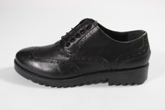 Туфлі броги жіночі prodotto Italia 38 р 25.5 см чорний 1 494