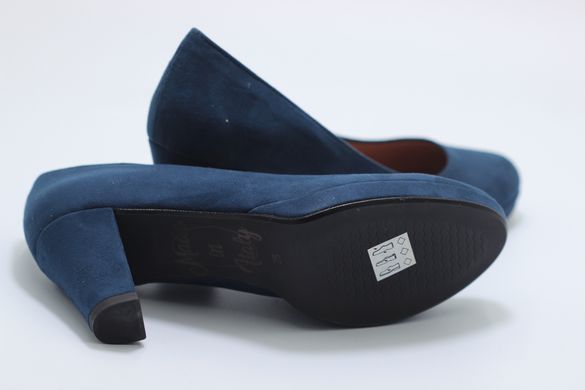 Женские туфли на каблуке Cocktail inside 35 р 23.5 см синие 8095