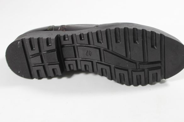 Туфли броги женские prodotto Italia 38 р 25.5 см черный 1494