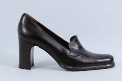 Туфлі жіночі на підборах Made in Italy 5949M 34 р 23 см темно-коричневий 5949