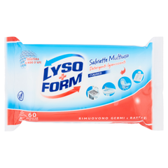 Универсальные салфетки для чистки LYSOFORM  дезинфицирующие 60 шт