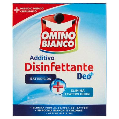 Дезинфицирующая добавка Omino Bianco Additivo Disinfettante Deo+ 450 г