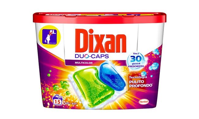 Капсули для прання DIXAN DUO-CAPS MULTICOLOR 15 шт