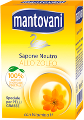 Мыло твердое Mantovani Sapone Neutro Con Zolfo для жирной кожи 100г