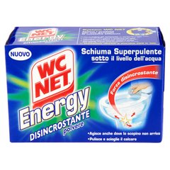Очиститель для унитаза WC NET ENERGY POLVERE 4 шт по 60г
