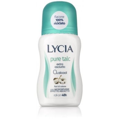 Дезодорант роликовый Lycia deodorante pure talc 48H 50 мл