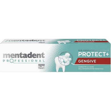 Зубная паста mentadent MENTADENT DENTIFRICIO PROFESSIONAL PROTECT + 75ML.GENGIVE