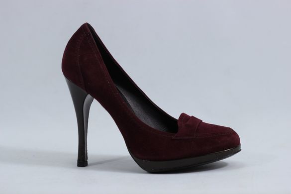 Туфлі жіночі на підборах prodotto Italia 6032M 37 р 24.5 см баклажановий 6032
