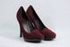 Туфлі жіночі на підборах prodotto Italia 6032M 37 р 24.5 см баклажановий 6032