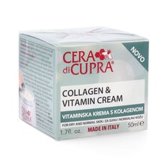 Крем для лица Cera di Cupra Kollagen and Vitamin питательный и восстанавливающий 50 мл
