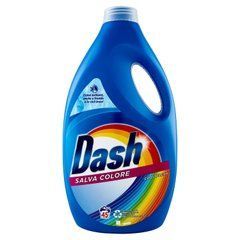 Жидкий стиральный порошок Dash, сохраняющий цвет, 45 стирок, 2250 мл