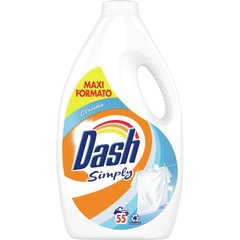 Гель для прання Dash Simply Regolare 55 прань  3025 мл