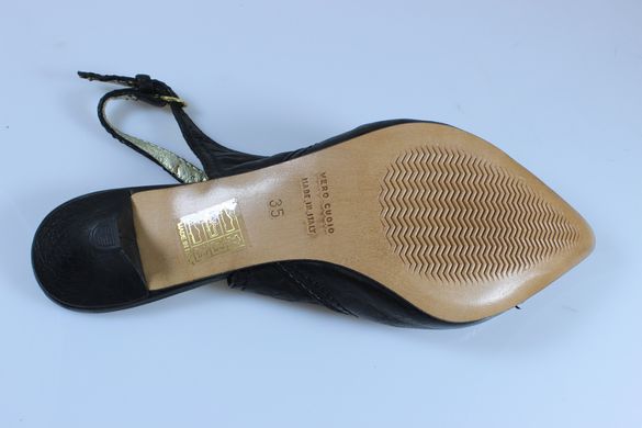 Босоножки на каблуке LATITUDE FEMME 35 р 23.5 см черный 2306