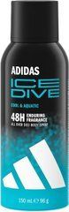 Adidas Дезодорант-спрей для тела Ice Dive, 150 мл