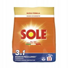 Порошок пральний Sole з бікарбонатом 22 прання