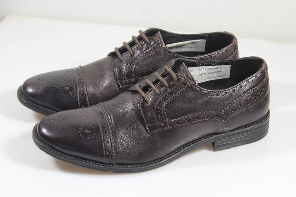 Туфлі чоловічі оксфорди prodotto Italia 2592м 28.5 см 42 р темно-коричневий 2592