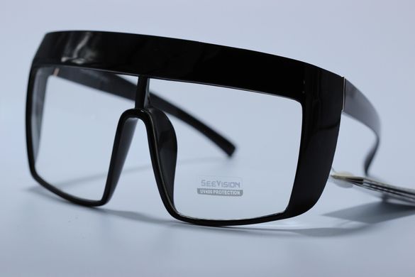 Сонцезахисні окуляри маски See Vision Італія 6100G колір лінз прозорі 6102