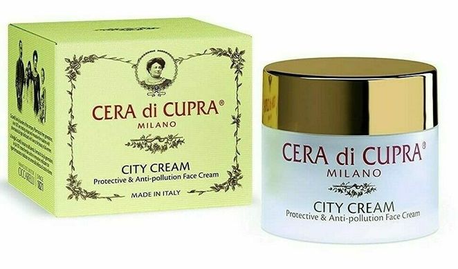 Крем для обличчя c захисною дією CERA di CUPRA Milano CITY CREAM для всіх типів шкіри 50 мл
