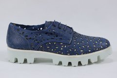 Туфлі жіночі дербі D'ANNA 39.5 р 25.5 см Синій 4400