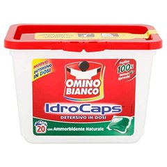 Капсулы для стирки Omino Bianco - IdroCaps 20 капсул 600 г