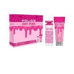 Туалетна вода Police Hot Pink 100 мл + лосьйон для тіла 150 мл*