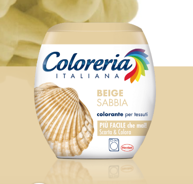 Краска для одежды COLORERIA ITALIANA Beige Sabbia бежевая 350г - Товары из  Италии — купить итальянскую обувь в интернет-магазине