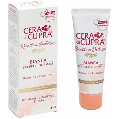 Крем CERA di CUPRA BIANCA для нормальної шкіри лиця живильно-захисний 75 мл