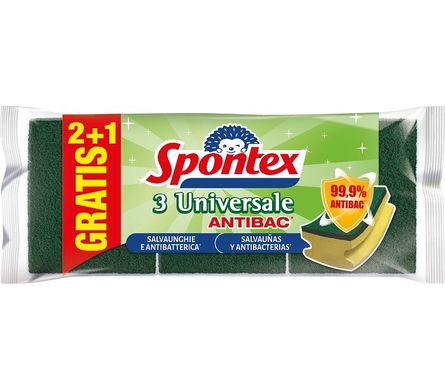 Универсальные губки для посуды Spontex Universal 3шт