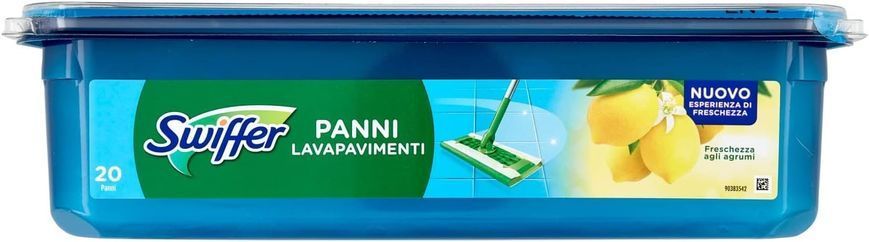 Вологі серветки для підлоги Swiffer Sweeper Wet Refills Citrus - 20 шт