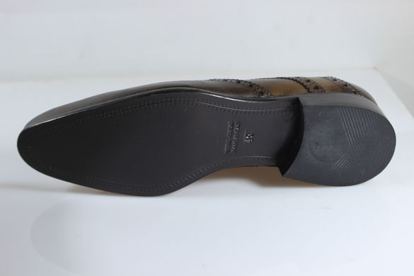 Туфлі чоловічі броги BELLINI 2082м 28 см 42 р коричневий 2082