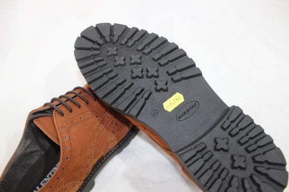Туфлі чоловічі броги prodotto Italia 0781м 28.5 см 42 р горіховий 0781