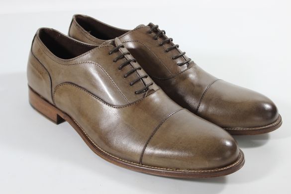Туфлі чоловічі оксфорди prodotto Italia 1447м 29.5 см 44 р світло-коричневий 1 447