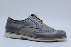 Туфлі чоловічі дербі ZEN AGE 39 р. 26.5 см світло-сірі 8150