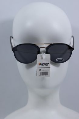 Солнцезащитные очки Клабмастеры See Vision Италия 6653G цвет линзы чёрные 6654
