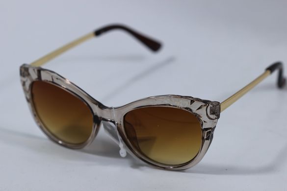 Сонцезахисні окуляри Котяче око See Vision Італія 6155G колір лінзи коричневий градієнт 6155