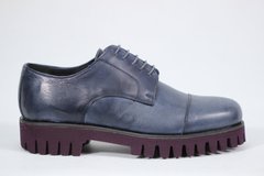 Туфлі чоловічі оксфорди Eleven 40р 27 см темно-синій 5305